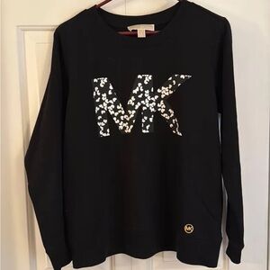 Michael Kors Kids Black Sweatshirt with Logo